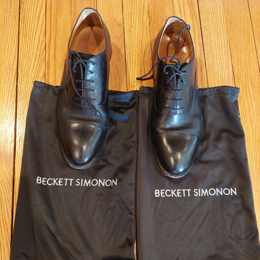 Beckett Simonon Dean Oxford Black Sz 10.5